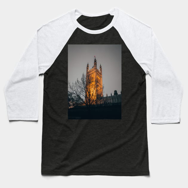 Victoria Tower - London Baseball T-Shirt by Scala Ad Astra Forum